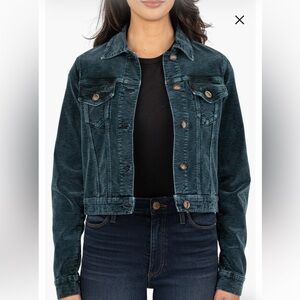 NWT Kut From The Kloth Julie Corduroy Crop Jacket Size XS